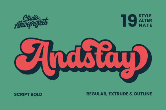 Andstay: Bringing Bold Retro Confidence to Your Modern Designs