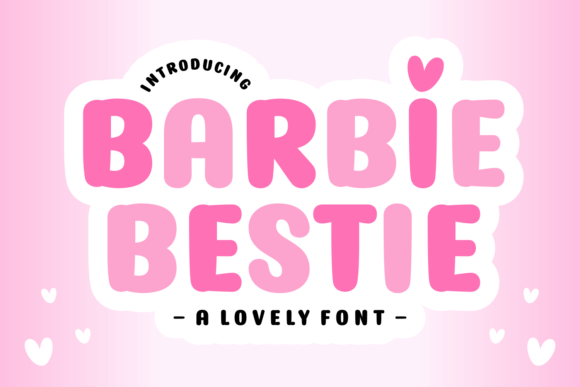 Barbie Bestie: A Playful Display Font for Modern Brands