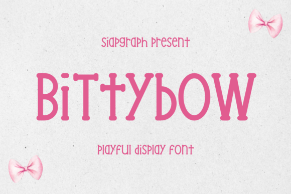 Bittybow: A Playful Font for Creative Projects