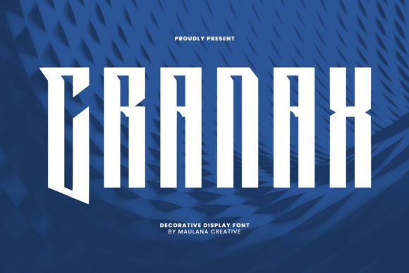 Cranax: Bold Display Font for Creative Design