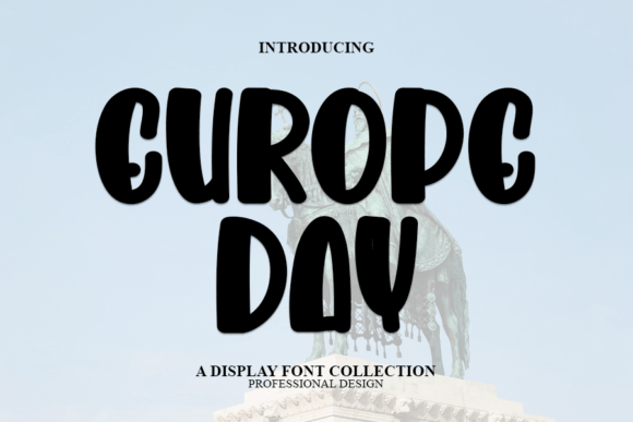 Europe Day: A Modern Display Font for Bold Design