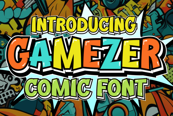 Gamezer: The Bold Typography Choice for High-Energy Visual Communication