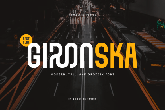 Gironska: Strategic Clarity in Bold Display Typography