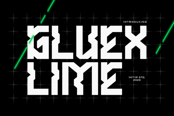 Gluexlime: Bold Typography for Modern Designs