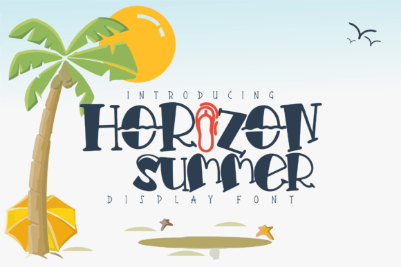 Horizon Summer: A Vibrant Font for Creative Design