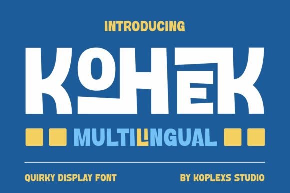 Kohek: Integrating a Bold Display Font into Your Creative Workflow
