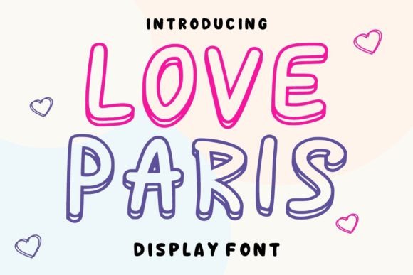 Love Paris: Strategic Typography for Casual Branding