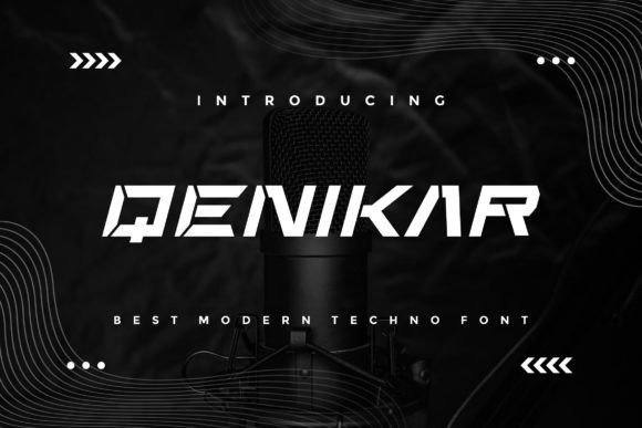 Qenikar: The Modern Display Font for Bold Designs