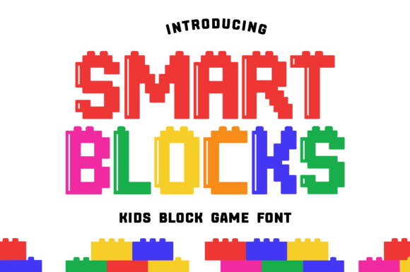 Smart Blocks: Elevating Design with a Unique Display Font