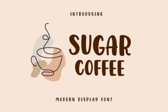 Sugar Coffee: Bold Display Font for Design