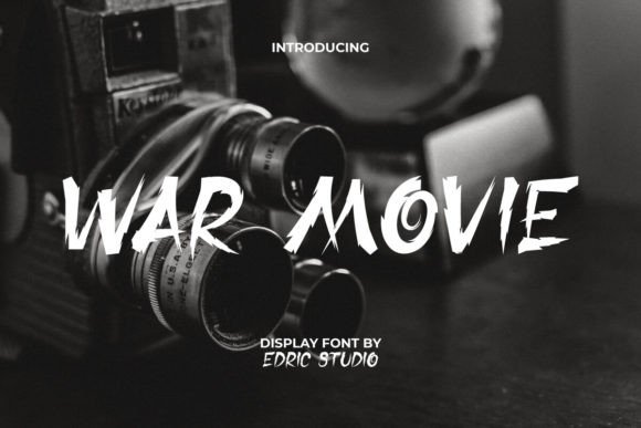War Movie: Bold Typography for Impactful Design