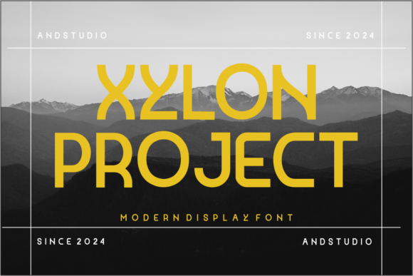 Xylon Project: Modern Tech Font Design